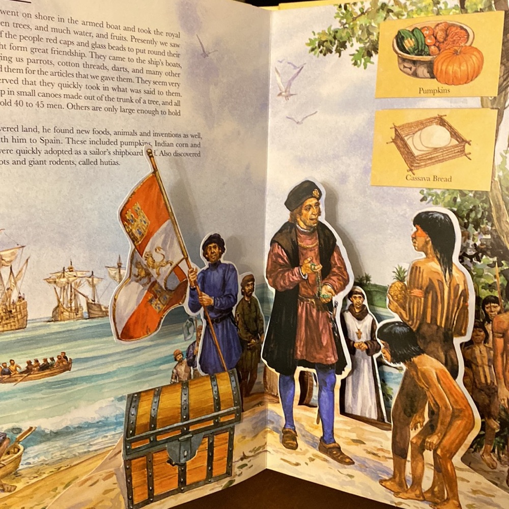1991 Pop-Up “The Voyage of COLUMBUS in His Own Words” • Like New Condition